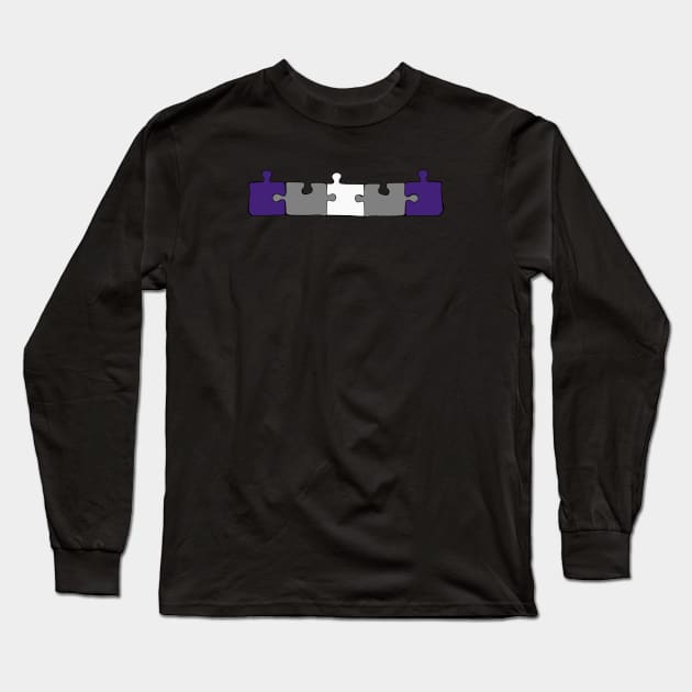 Puzzle Pride Long Sleeve T-Shirt by traditionation